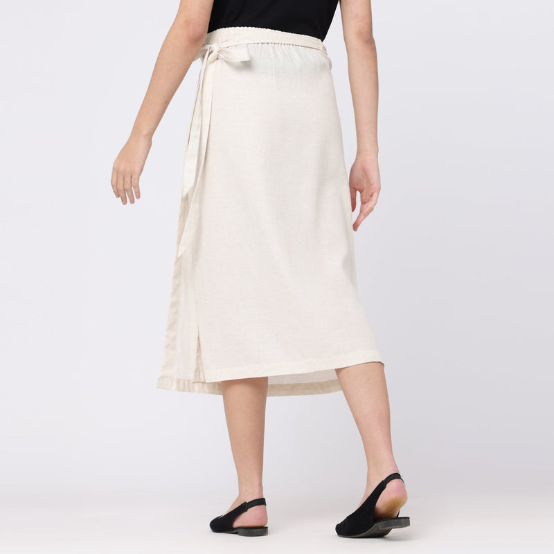 Wrap Skirt - Ecru