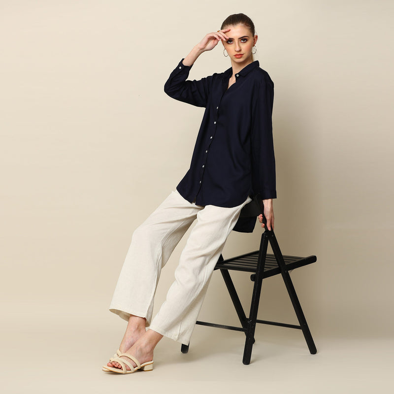 Jessica Shirt - Powder Blue