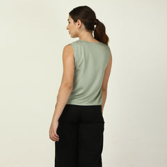 Kate Set Of 2 - Top & Pants - Sage Green, Black