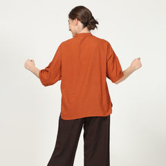 Cliff & Coast Set Of 2 - Autumn Rust & Coffee Brown