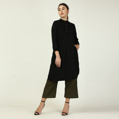Sofia Set of 2 - Long Tunic & Pants - Black, Olive