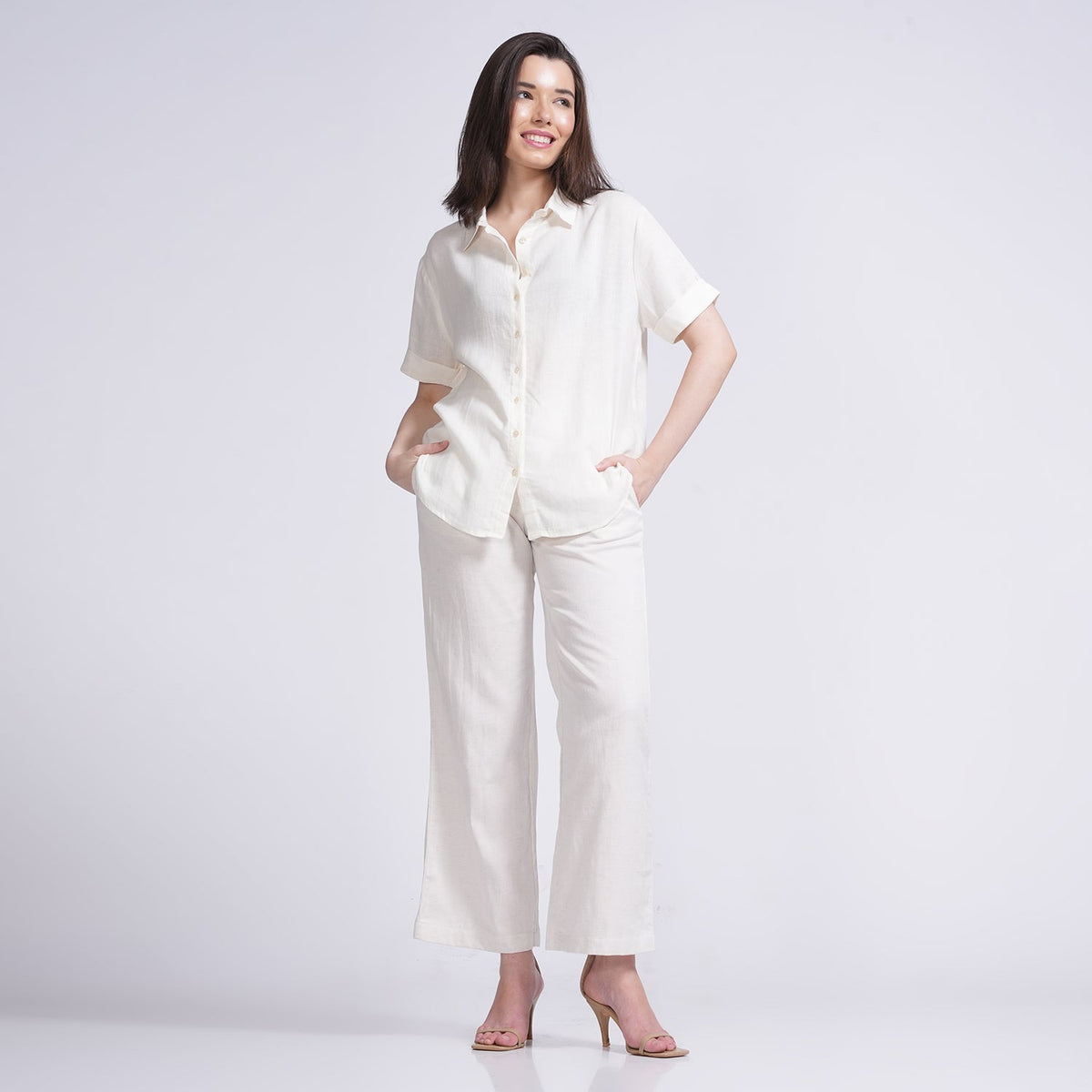 Blanche Set of 2 - Shirt & Pants - Ecru