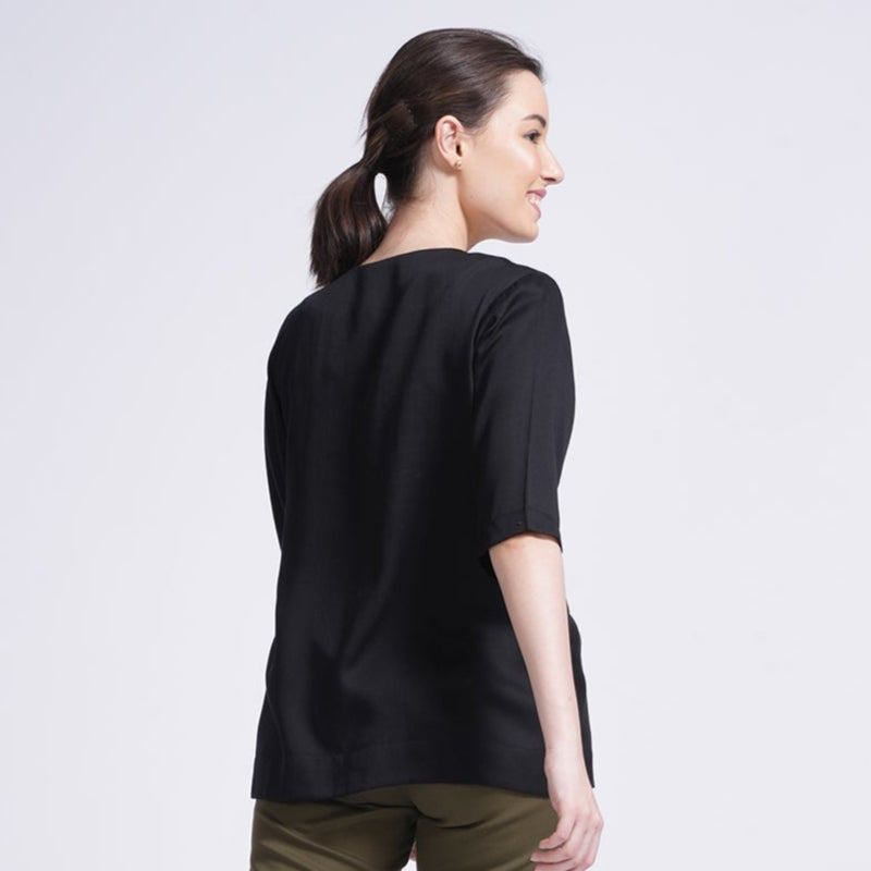 Diana Set of 2 - Top & Pants - Black & Olive