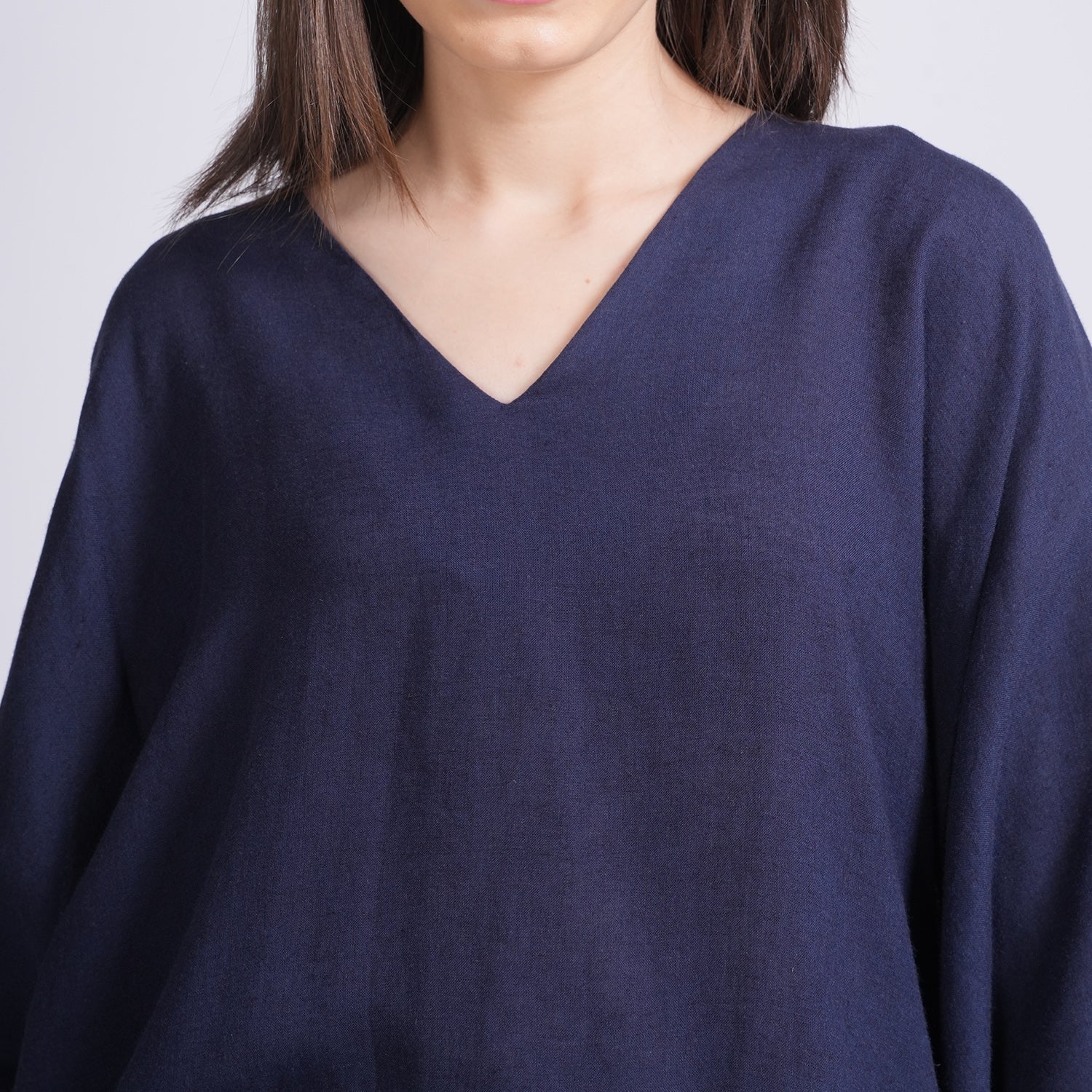 Kaftan Top - Navy