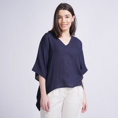 Kaftan Top - Navy