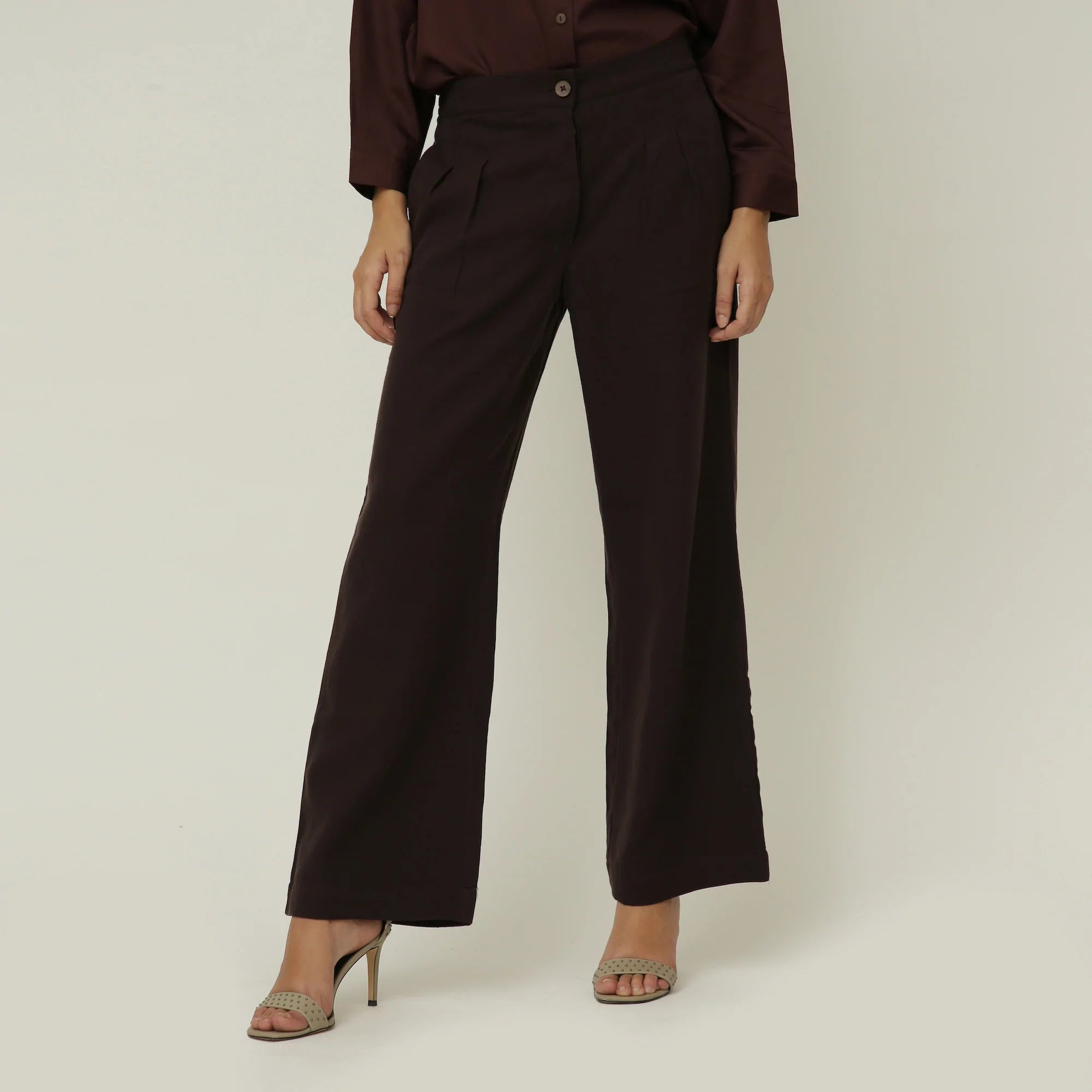 Donna 3-Piece Blazer Suit > Coffee Brown