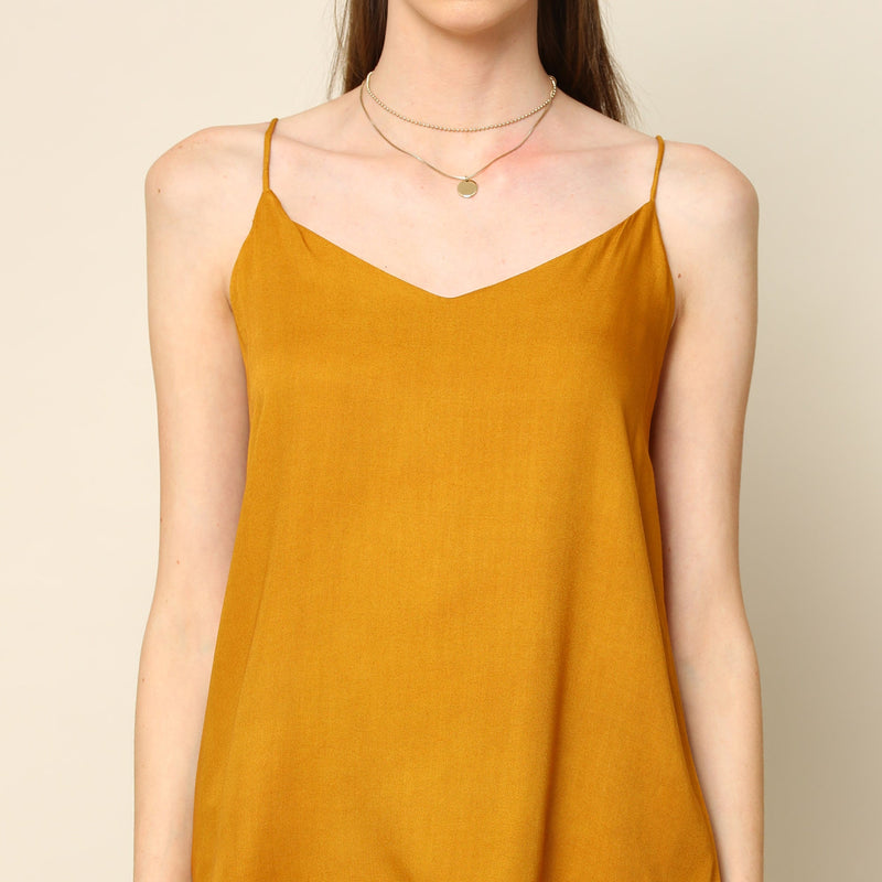 Oh Slip Top - Mustard Yellow