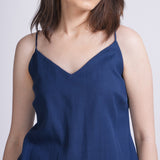 Oh Slip Top - Navy Blue