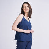 Oh Slip Top - Navy Blue