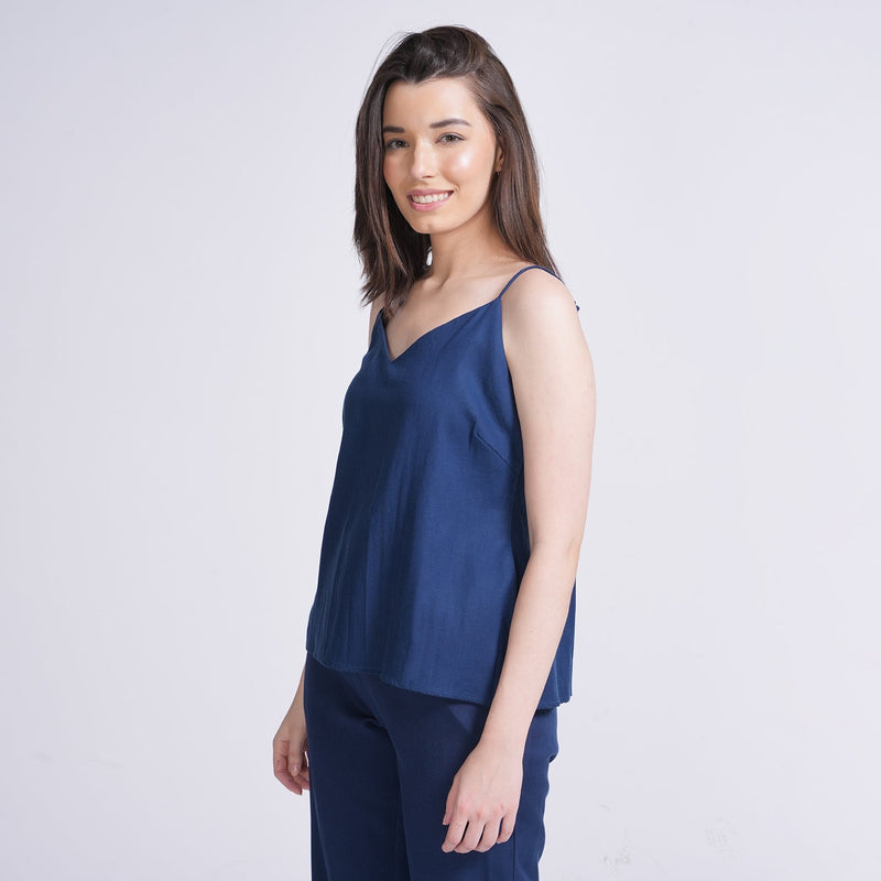 Oh Slip Top - Navy Blue