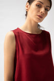 Shell Top - Maroon