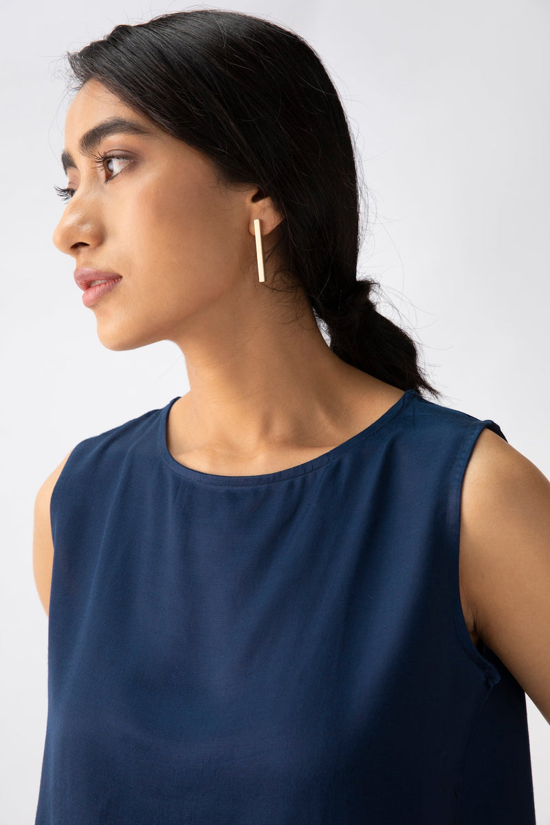 Shell Top - Navy