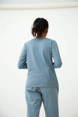 Long Sleeve T-Shirt - Citadel Blue