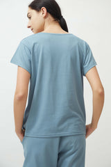 Ola Parabola T-Shirt - Citadel Blue