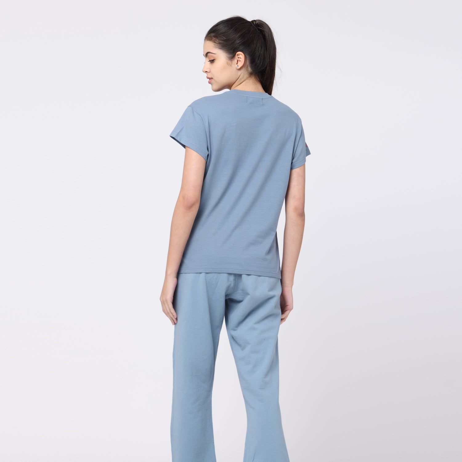 Round Neck T-shirt  - Blue - Keep It Real